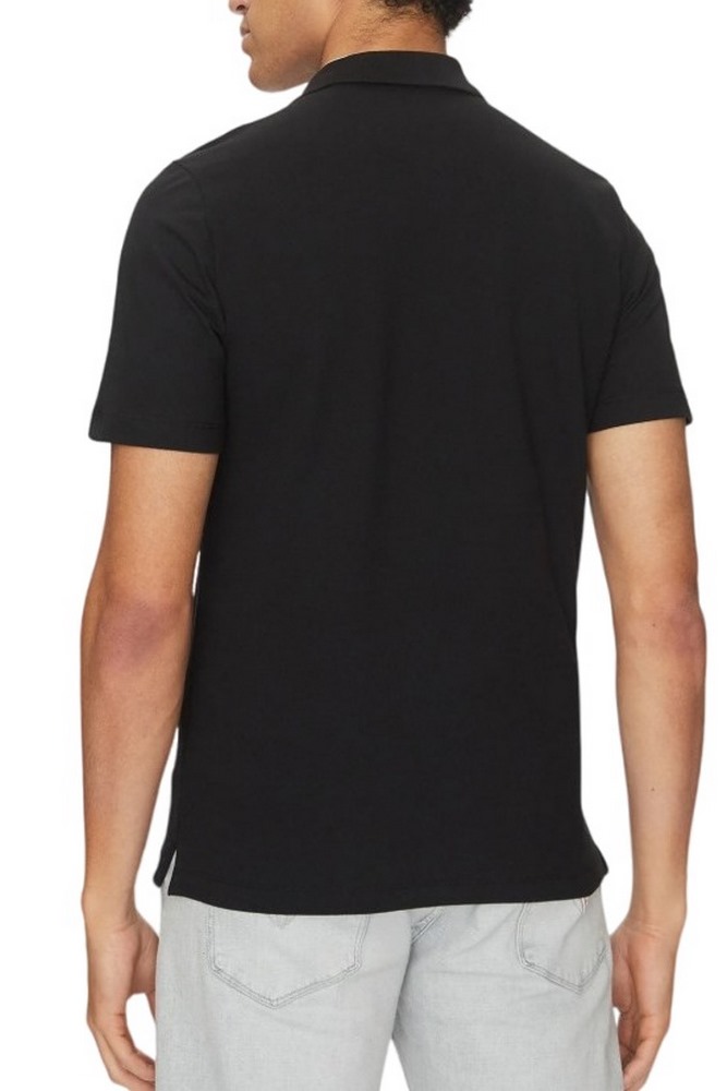 GUESS LYLE SS POLO T-SHIRT ΜΠΛΟΥΖΑ ΑΝΔΡΙΚΗ BLACK