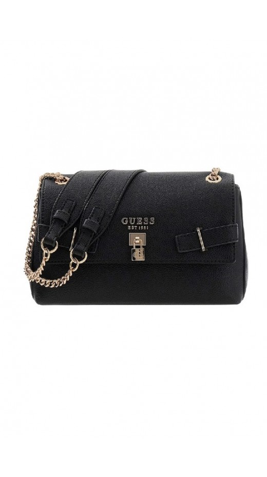 GUESS YESBA CONVERTIBLE XBODY FLAP ΤΣΑΝΤΑ ΓΥΝΑΙΚΕΙΑ BLACK