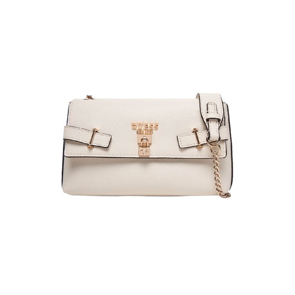 GUESS YESBA CONVERTIBLE XBODY FLAP ΤΣΑΝΤΑ ΓΥΝΑΙΚΕΙΑ OFF WHITE