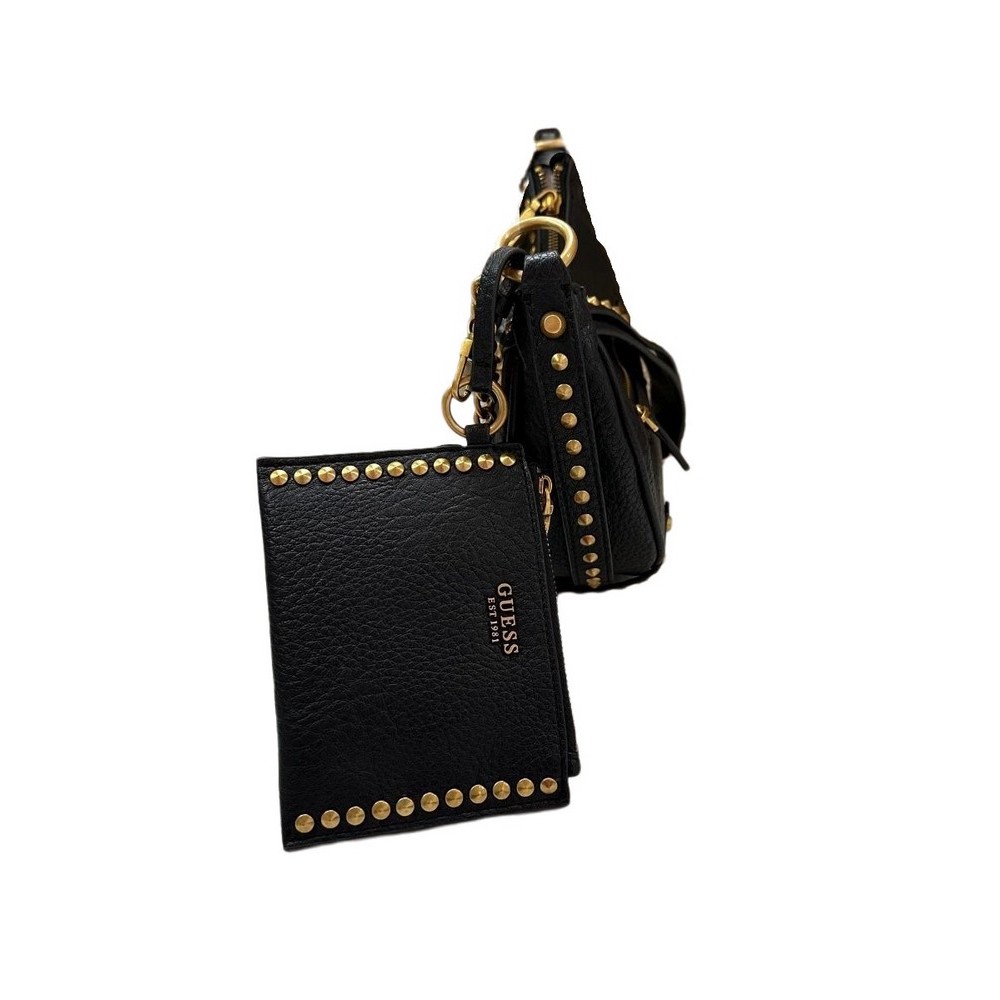 GUESS CLELIA CROSSBODY TOP ΤΣΑΝΤΑ ΓΥΝΑΙΚΕΙΑ BLACK