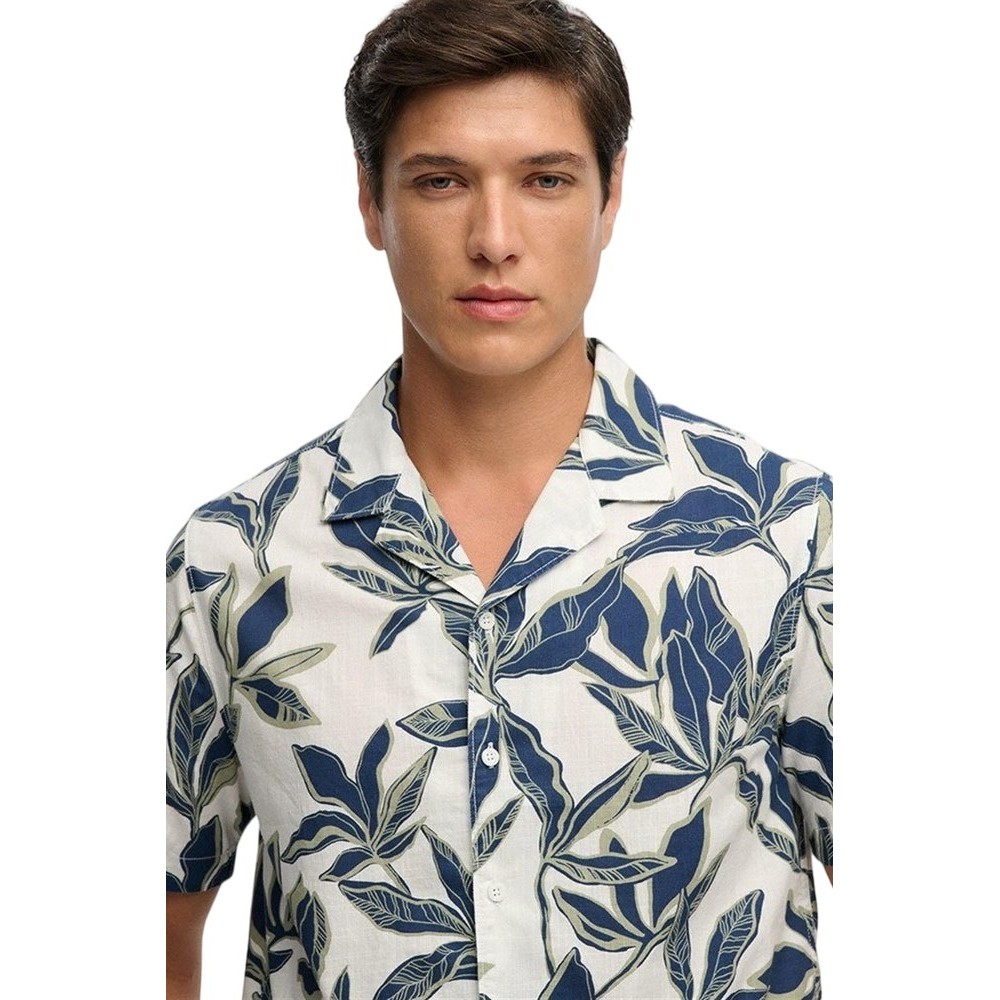SUPERDRY D1 OVIN CABANA POOLSIDE SHIRT ΠΟΥΚΑΜΙΣΟ ΑΝΔΡΙΚΟ FLORAL