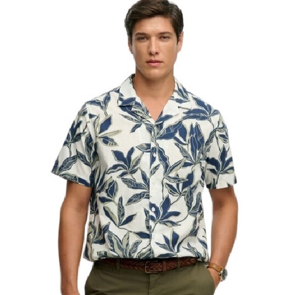 SUPERDRY D1 OVIN CABANA POOLSIDE SHIRT ΠΟΥΚΑΜΙΣΟ ΑΝΔΡΙΚΟ FLORAL