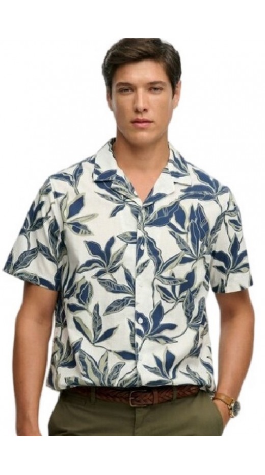 SUPERDRY D1 OVIN CABANA POOLSIDE SHIRT ΠΟΥΚΑΜΙΣΟ ΑΝΔΡΙΚΟ FLORAL