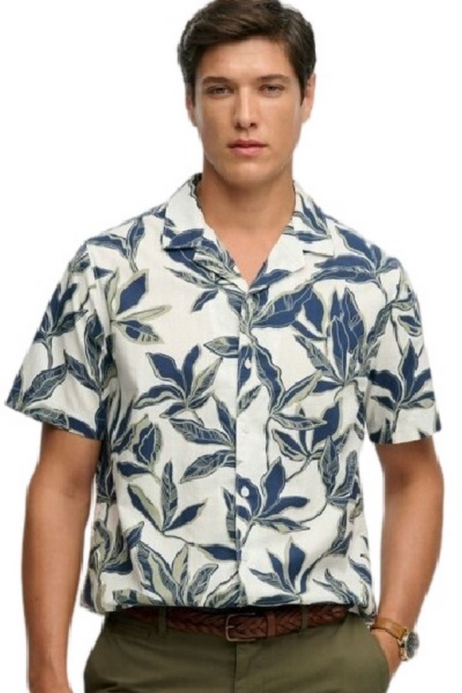 SUPERDRY D1 OVIN CABANA POOLSIDE SHIRT ΠΟΥΚΑΜΙΣΟ ΑΝΔΡΙΚΟ FLORAL