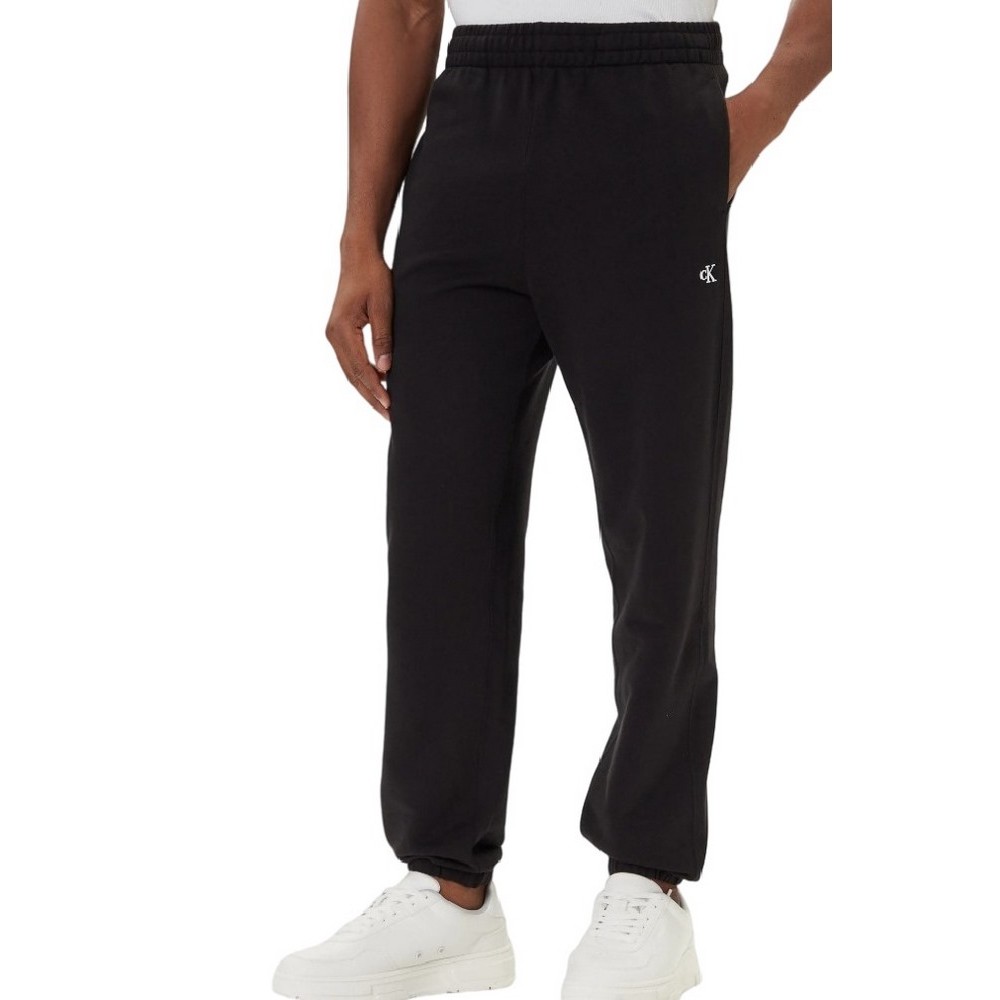 CALVIN KLEIN JEANS EU 350TERRY MONOGRAM JOGGER ΠΑΝΤΕΛΟΝΙ ΦΟΡΜΑ ΑΝΔΡΙΚΟ BLACK