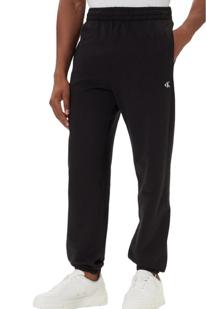 CALVIN KLEIN JEANS EU 350TERRY MONOGRAM JOGGER ΠΑΝΤΕΛΟΝΙ ΦΟΡΜΑ ΑΝΔΡΙΚΟ BLACK