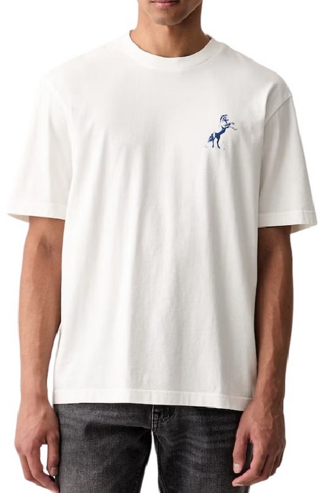 HUGO BOSS NOXWASH JERSEY T-SHIRT ΜΠΛΟΥΖΑ ΑΝΔΡΙΚΗ OFF WHITE