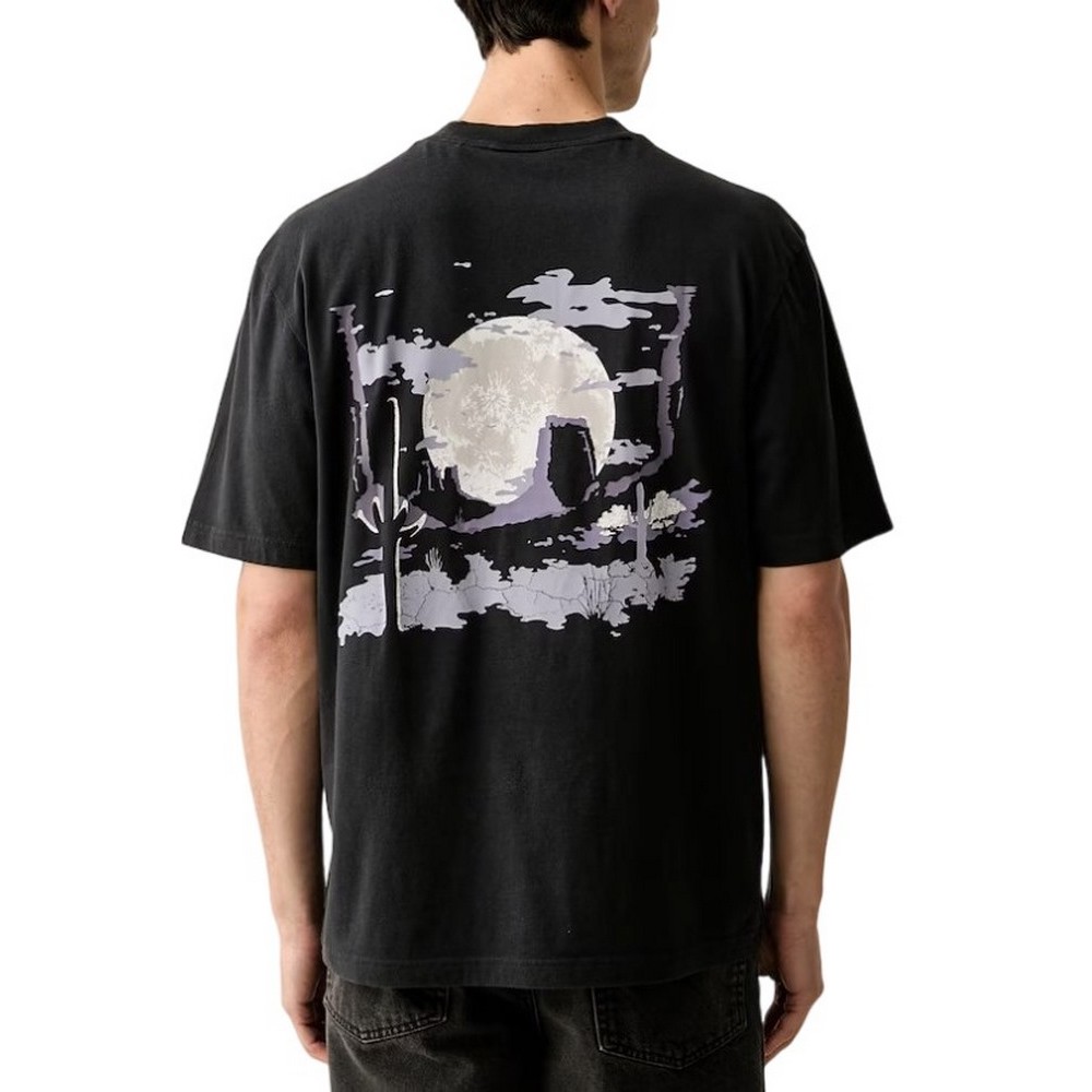 HUGO BOSS NOXWASH JERSEY T-SHIRT ΜΠΛΟΥΖΑ ΑΝΔΡΙΚΗ BLACK