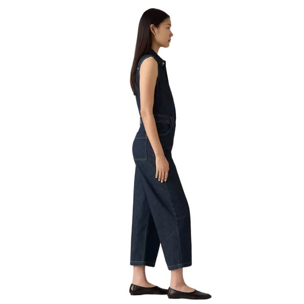 LEVIS® SLEEVELESS LIGHTWEIGHT JUMPSUIT ΦΟΡΜΑ ΟΛΟΣΩΜΗ ΓΥΝΑΙΚΕΙΑ DARK INDIGO