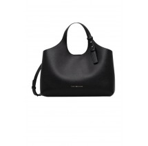 TOMMY HILFIGER LOGO SATCHEL ΤΣΑΝΤΑ ΓΥΝΑΙΚΕΙΑ BLACK