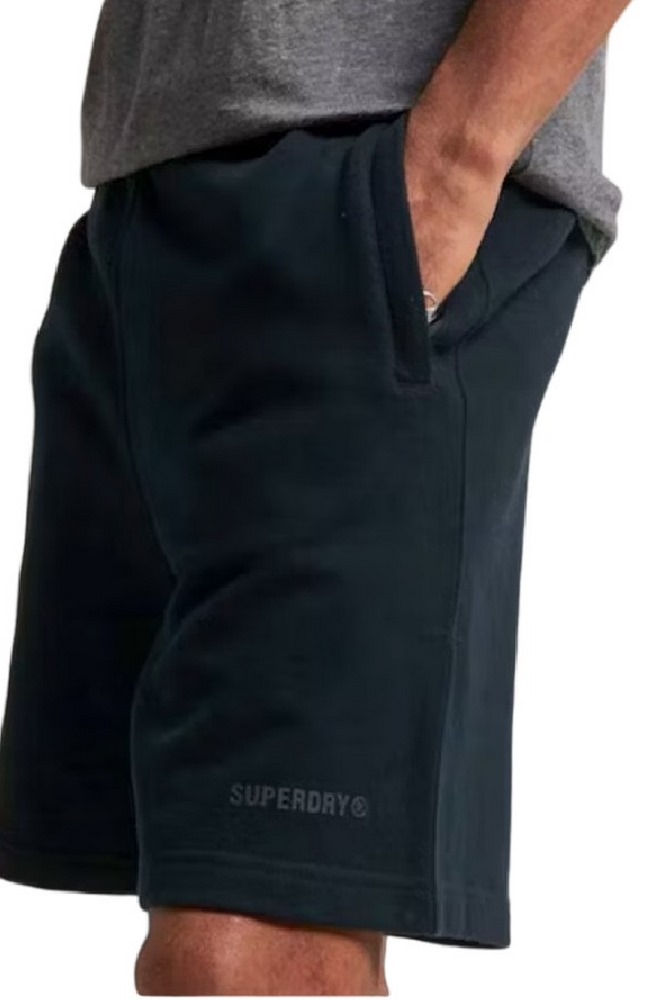 SUPERDRY D2 SDCD CODE ESSENTIAL OVERDYED SHORT ΒΕΡΜΟΥΔΑ ΑΝΔΡΙΚΗ BLACK