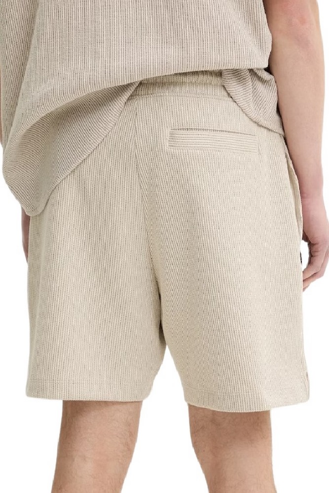 HUGO BOSS JERSEY SHORTS NUWAFFLO ΒΕΡΜΟΥΔΑ ΑΝΔΡΙΚΗ BEIGE