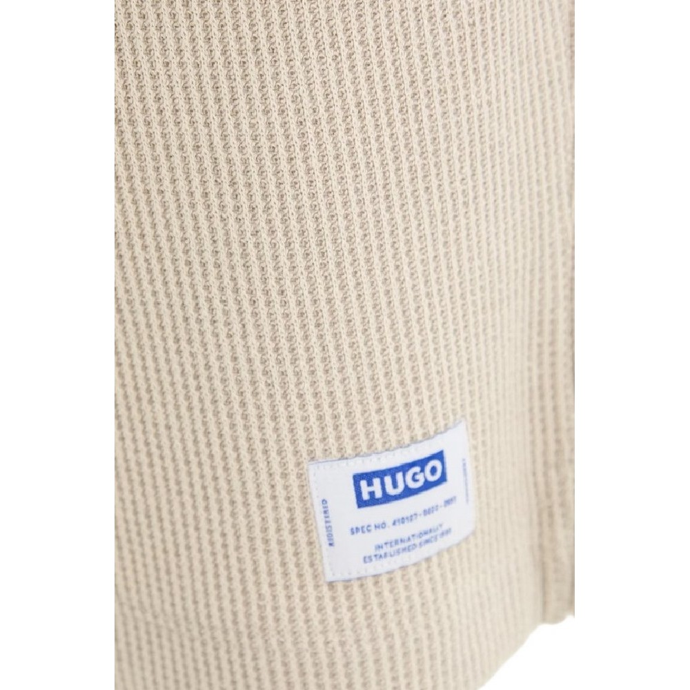 HUGO BOSS JERSEY SHORTS NUWAFFLO ΒΕΡΜΟΥΔΑ ΑΝΔΡΙΚΗ BEIGE