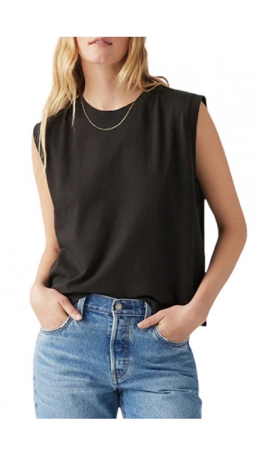 LEVIS BOXY TANK T-SHIRT ΜΠΛΟΥΖΑ ΓΥΝΑΙΚΕΙΑ BLACK