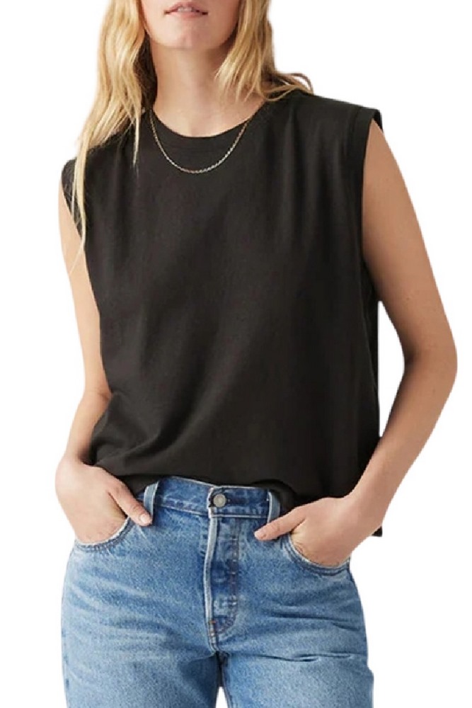 LEVIS BOXY TANK T-SHIRT ΜΠΛΟΥΖΑ ΓΥΝΑΙΚΕΙΑ BLACK
