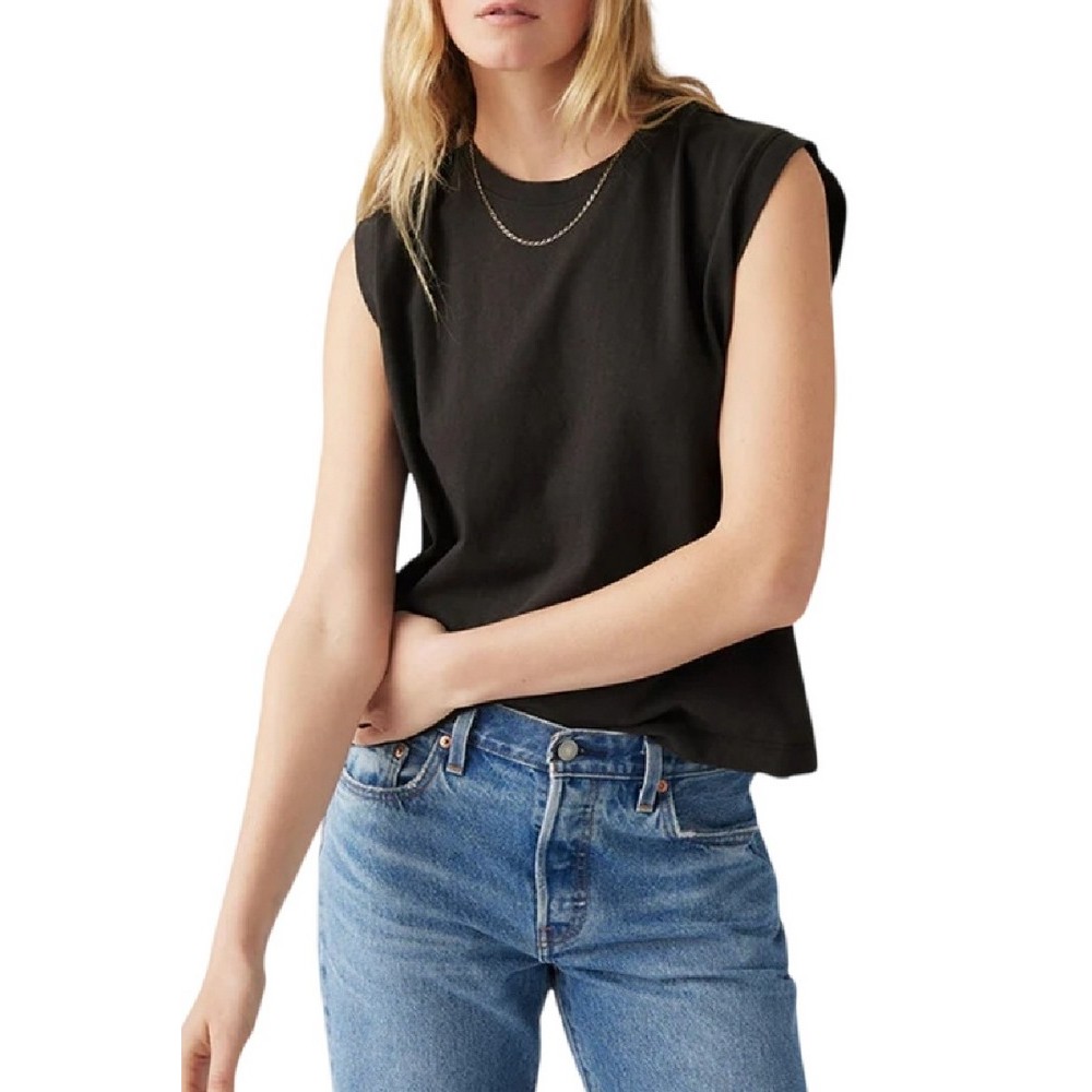 LEVIS BOXY TANK T-SHIRT ΜΠΛΟΥΖΑ ΓΥΝΑΙΚΕΙΑ BLACK