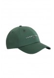 TOMMY JEANS LINEAR LOGO CAP ΚΑΠΕΛΟ ΑΝΔΡΙΚΟ FOREST GREEN