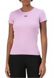 HUGO BOSS JERSEY BABY TEE B T-SHIRT ΜΠΛΟΥΖΑ ΓΥΝΑΙΚΕΙΑ PURPLE