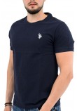 U.S.POLO BREN 000272 CHL4 TSHIRT SS T-SHIRT ΜΠΛΟΥΖΑ ΑΝΔΡΙΚΗ NAVY