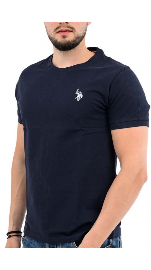 U.S.POLO BREN 000272 CHL4 TSHIRT SS T-SHIRT ΜΠΛΟΥΖΑ ΑΝΔΡΙΚΗ NAVY