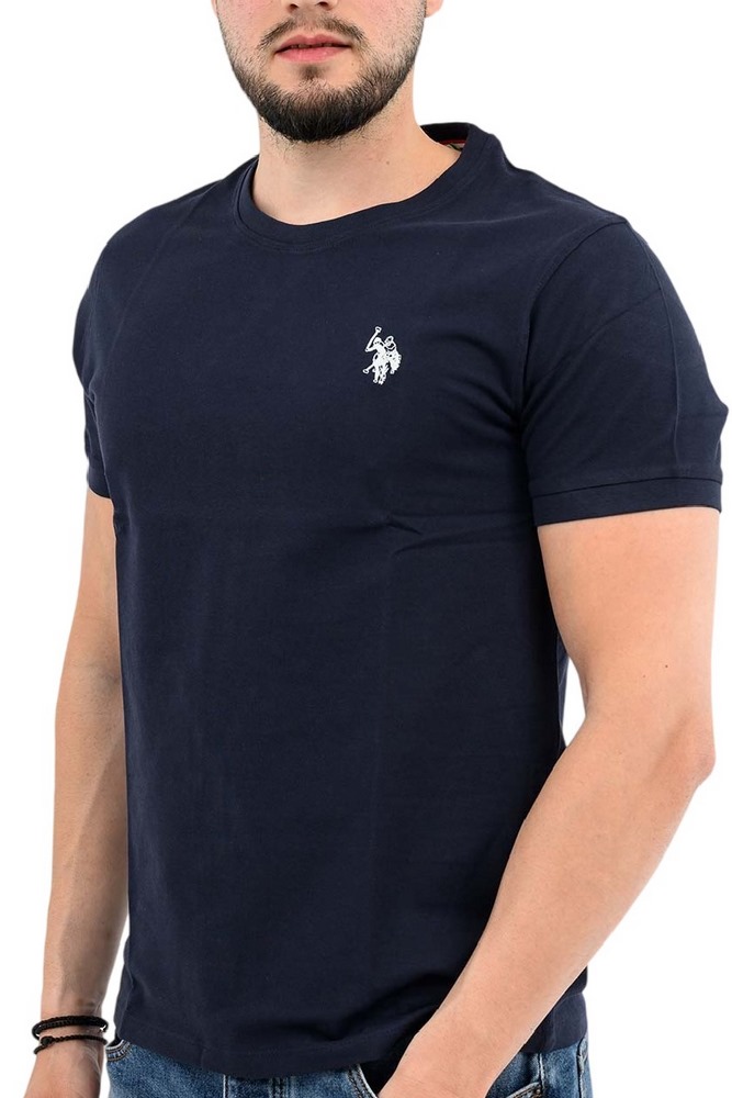 U.S.POLO BREN 000272 CHL4 TSHIRT SS T-SHIRT ΜΠΛΟΥΖΑ ΑΝΔΡΙΚΗ NAVY