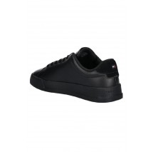 TOMMY HILFIGER COURT LTH DETAIL ESS ΠΑΠΟΥΤΣΙ ΑΝΔΡΙΚΟ BLACK