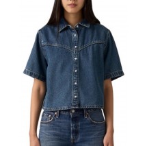 LEVIS LOGAN DENIM SHIRT WORN IN ΤΖΙΝ ΠΟΥΚΑΜΙΣΟ ΓΥΝΑΙΚΕΙΟ DARK INDIGO
