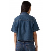 LEVIS LOGAN DENIM SHIRT WORN IN ΤΖΙΝ ΠΟΥΚΑΜΙΣΟ ΓΥΝΑΙΚΕΙΟ DARK INDIGO