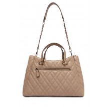 GUESS ISEMAY GFRIEND SHLDR SATCHEL ΤΣΑΝΤΑ ΓΥΝΑΙΚΕΙΑ MOCHA