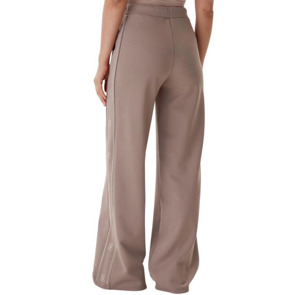 GUESS OCTAVIA WIDE LEG PANTS ΠΑΝΤΕΛΟΝΙ ΦΟΡΜΑ ΓΥΝΑΙΚΕΙΟ BEIGE