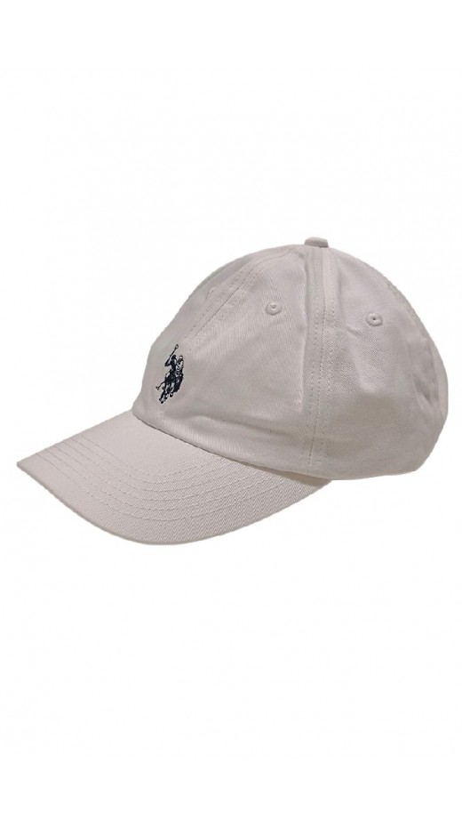 U.S. POLO ASSN CAP 000195 EH03 BASEBALL CAP ΚΑΠΕΛΟ ΑΝΔΡΙΚΟ WHITE