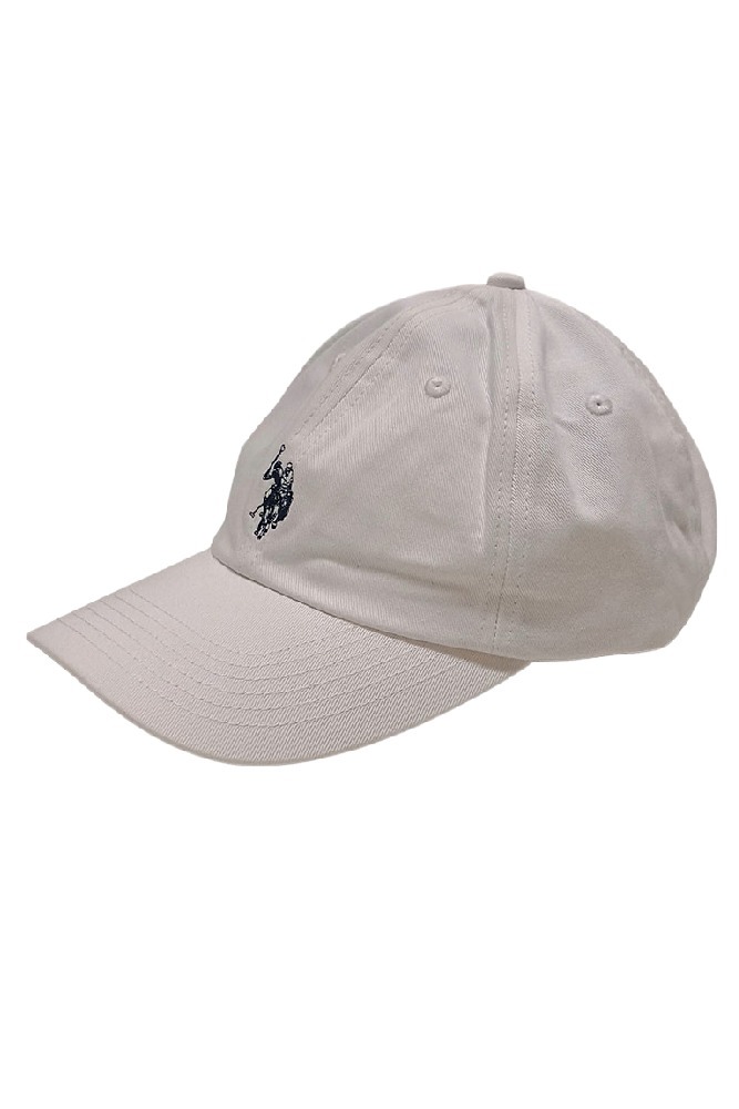 U.S. POLO ASSN CAP 000195 EH03 BASEBALL CAP ΚΑΠΕΛΟ ΑΝΔΡΙΚΟ WHITE