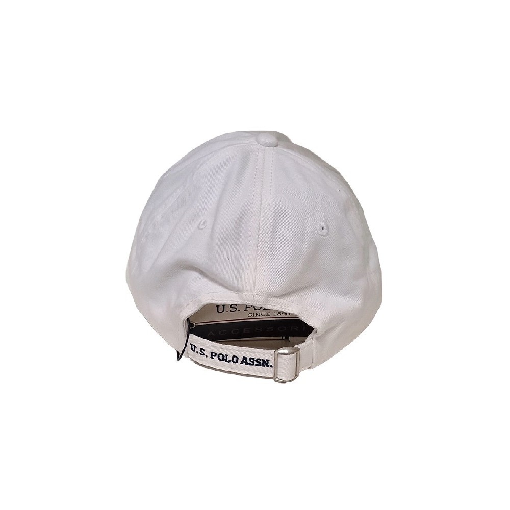 U.S. POLO ASSN CAP 000195 EH03 BASEBALL CAP ΚΑΠΕΛΟ ΑΝΔΡΙΚΟ WHITE