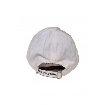 U.S. POLO ASSN CAP 000195 EH03 BASEBALL CAP ΚΑΠΕΛΟ ΑΝΔΡΙΚΟ WHITE