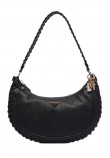 GUESS PETRA HOBO SHOULDER BAG ΤΣΑΝΤΑ ΓΥΝΑΙΚΕΙΑ BLACK