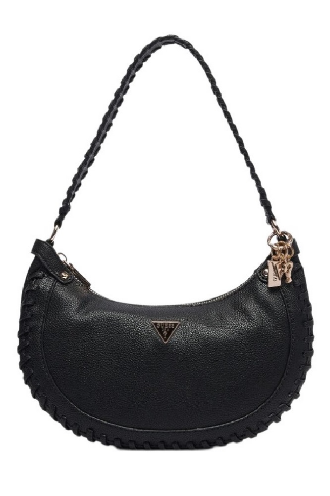 GUESS PETRA HOBO SHOULDER BAG ΤΣΑΝΤΑ ΓΥΝΑΙΚΕΙΑ BLACK