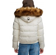 SUPERDRY EVEREST HOODED BOMBER JKT ΜΠΟΥΦΑΝ ΓΥΝΑΙΚΕΙΟ OFF WHITE