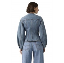 LEVIS SCULPTED TRUCKER WORN IN ΤΖΙΝ ΜΠΟΥΦΑΝ ΓΥΝΑΙΚΕΙΟ MED INDIGO