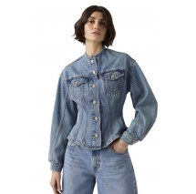LEVIS SCULPTED TRUCKER WORN IN ΤΖΙΝ ΜΠΟΥΦΑΝ ΓΥΝΑΙΚΕΙΟ MED INDIGO