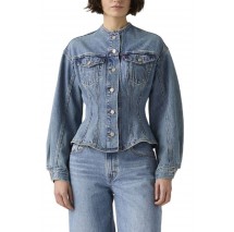 LEVIS SCULPTED TRUCKER WORN IN ΤΖΙΝ ΜΠΟΥΦΑΝ ΓΥΝΑΙΚΕΙΟ MED INDIGO
