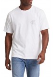 CALVIN KLEIN JEANS 30S JERSEY EASY MONOGRAM PUFF T-SHIRT ΜΠΛΟΥΖΑ ΑΝΔΡΙΚΗ BRIGHT WHITE