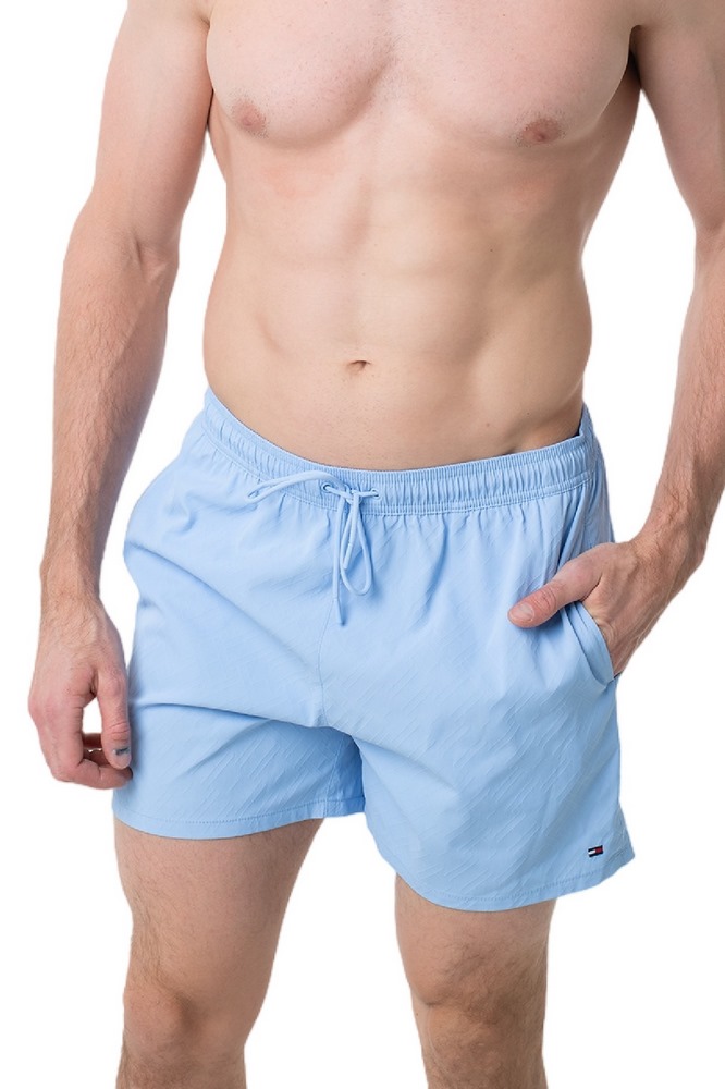 TOMMY HILFIGER MEDIUM DRAWSTRING JACQUARD ΜΑΓΙΟ ΑΝΔΡΙΚΟ CIEL