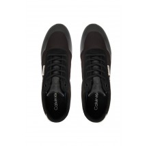 CALVIN KLEIN EVA RUNNER LACE UP MAT MIX ΠΑΠΟΥΤΣΙ ΓΥΝΑΙΚΕΙΟ BLACK
