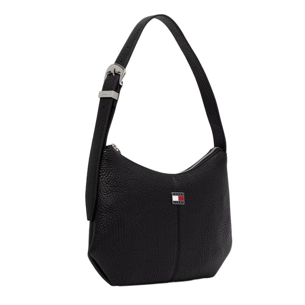TOMMY JEANS SLOUCHY CITY SHOULDER BAG ΤΣΑΝΤΑ ΓΥΝΑΙΚΕΙΑ BLACK