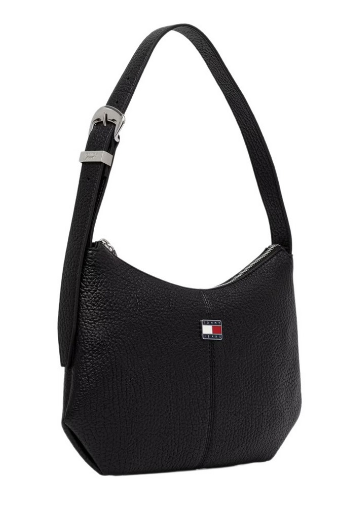 TOMMY JEANS SLOUCHY CITY SHOULDER BAG ΤΣΑΝΤΑ ΓΥΝΑΙΚΕΙΑ BLACK