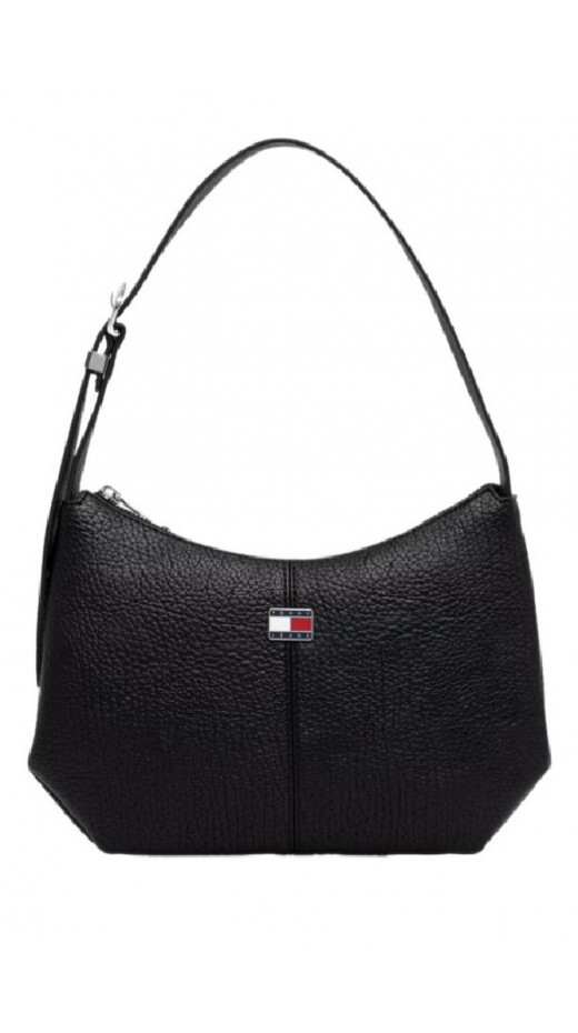 TOMMY JEANS SLOUCHY CITY SHOULDER BAG ΤΣΑΝΤΑ ΓΥΝΑΙΚΕΙΑ BLACK