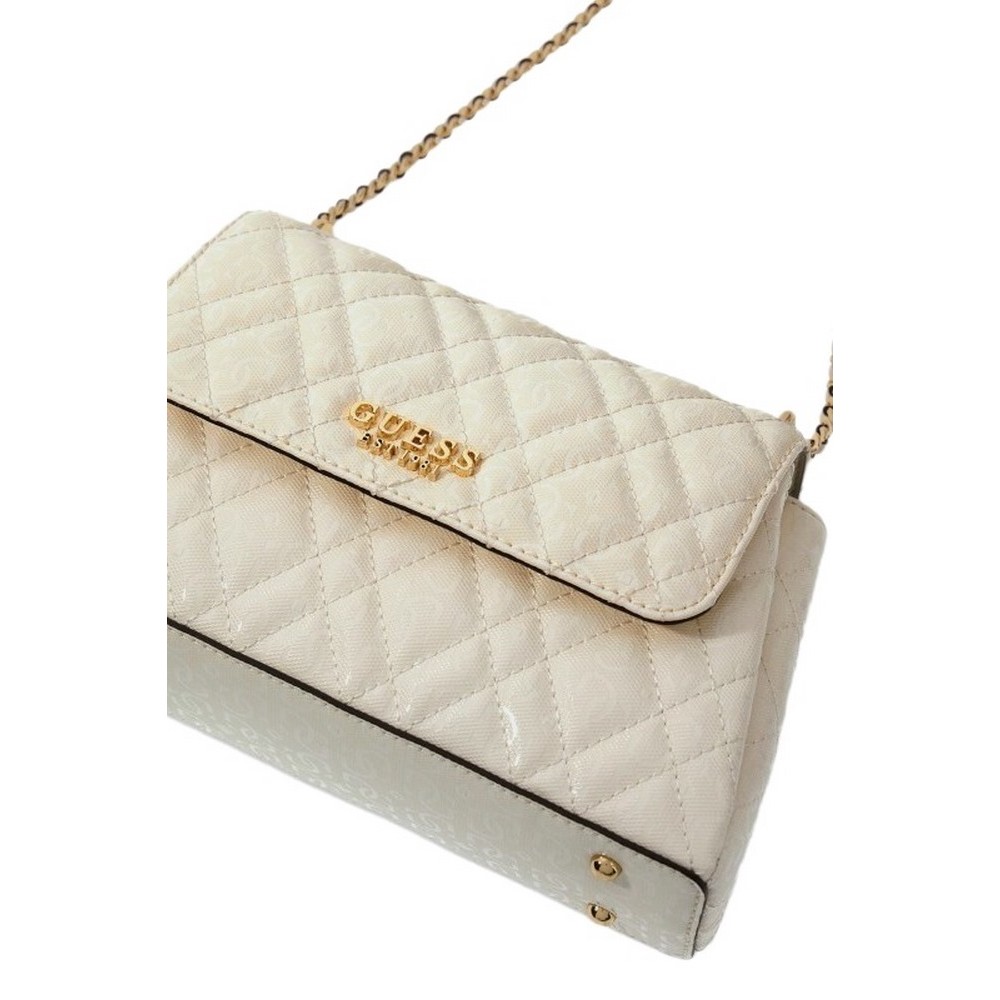 GUESS ISEMAY CONVERTIBLE XBODY FLAP ΤΣΑΝΤΑ ΓΥΝΑΙΚΕΙΑ OFF WHITE