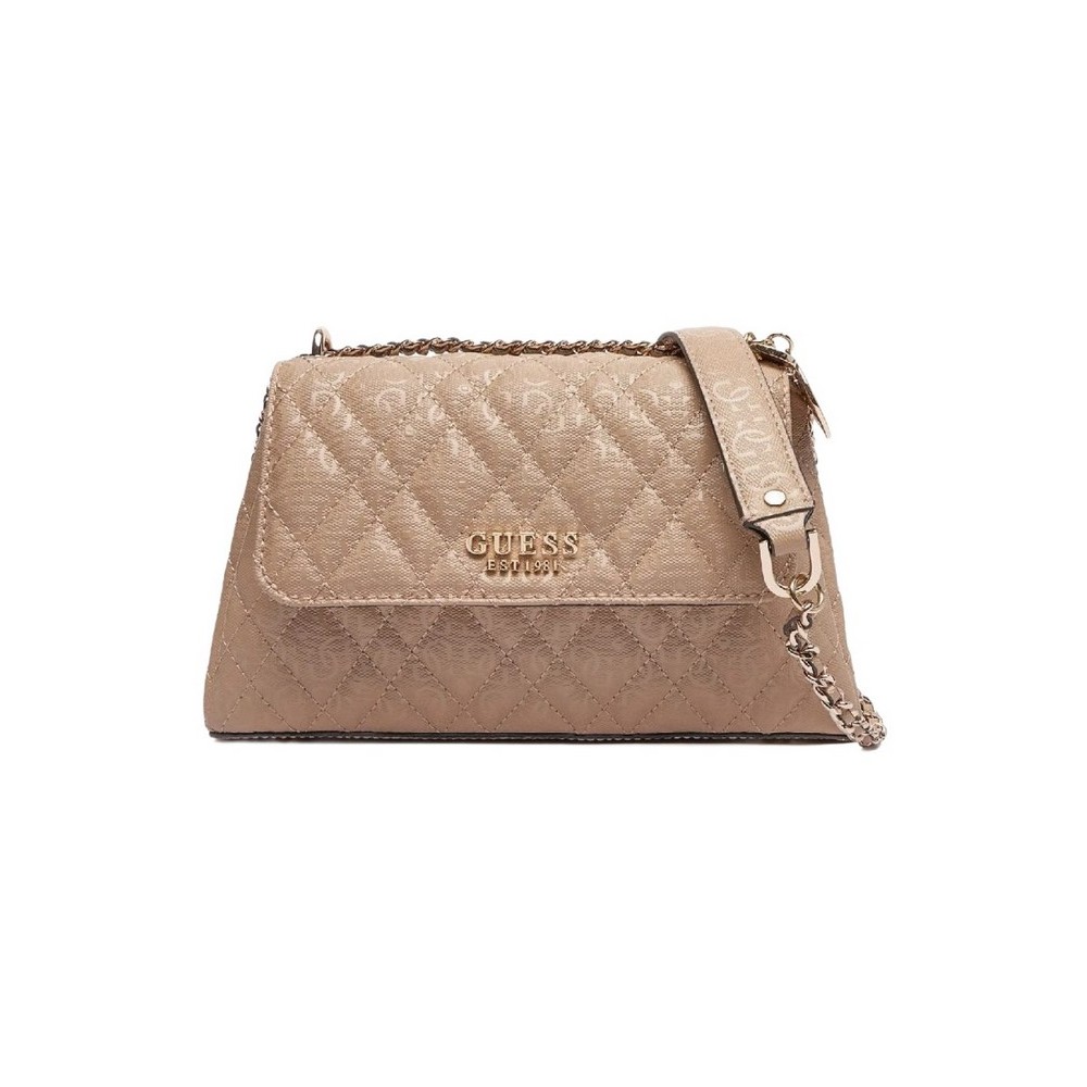 GUESS ISEMAY CONVERTIBLE XBODY FLAP ΤΣΑΝΤΑ ΓΥΝΑΙΚΕΙΑ MOCHA