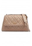 GUESS ISEMAY CONVERTIBLE XBODY FLAP ΤΣΑΝΤΑ ΓΥΝΑΙΚΕΙΑ MOCHA