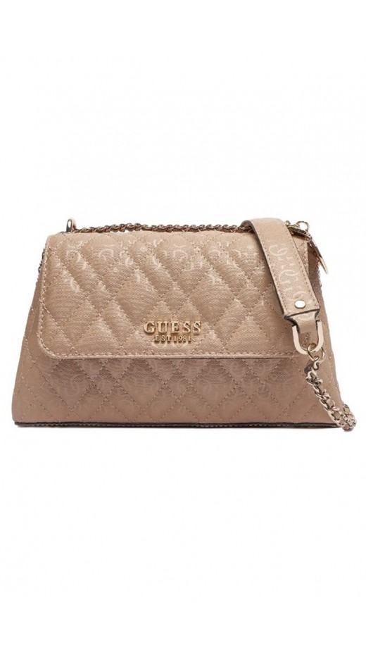 GUESS ISEMAY CONVERTIBLE XBODY FLAP ΤΣΑΝΤΑ ΓΥΝΑΙΚΕΙΑ MOCHA